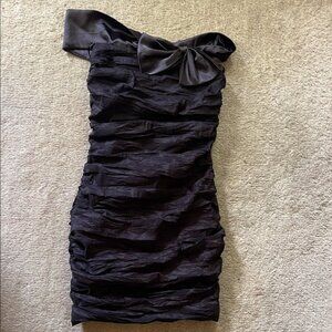 Rare Elegant Black Off-Shoulder Dress S